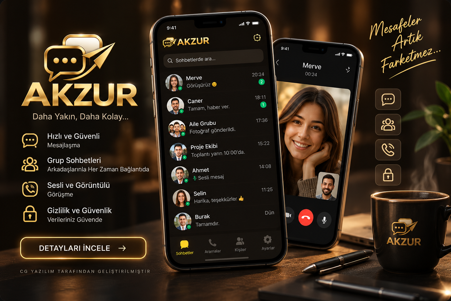 AKZUR Mesajlaşma Uygulaması