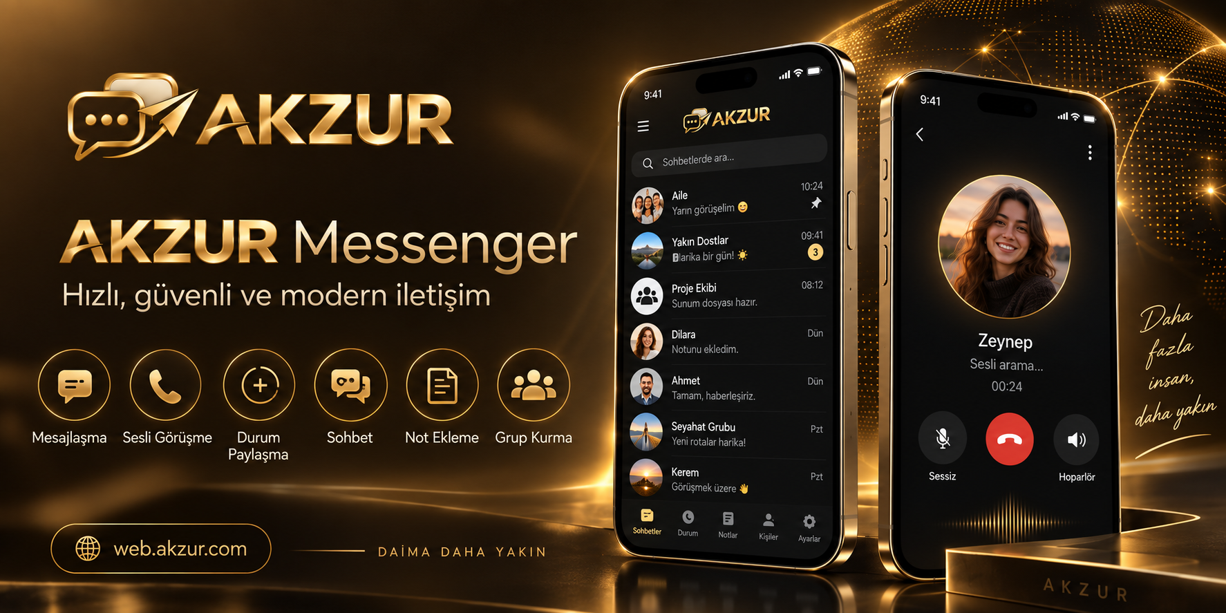 AKZUR Messenger Tanıtım 1