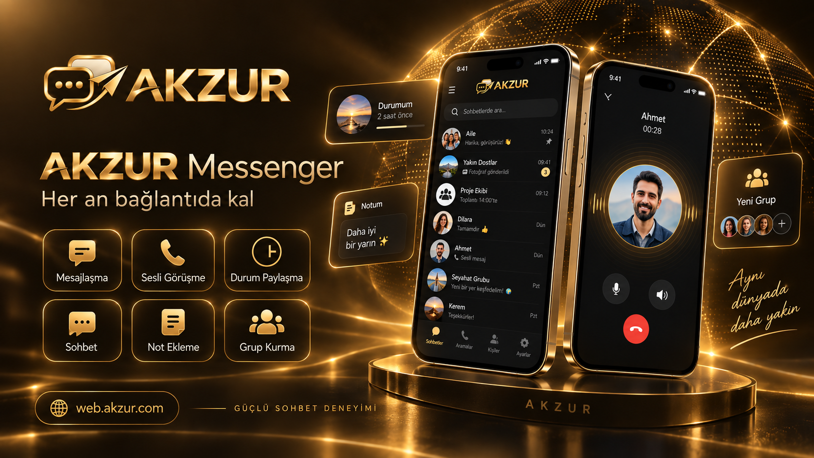 AKZUR Messenger Tanıtım 2