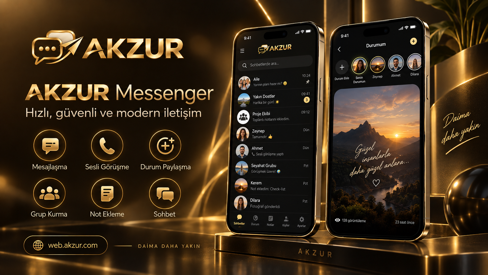 AKZUR Messenger Tanıtım 4