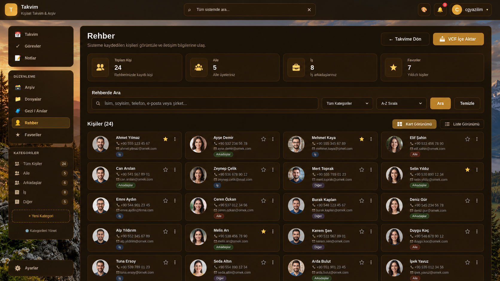 TAKVİM web uygulaması tanıtım görseli 4